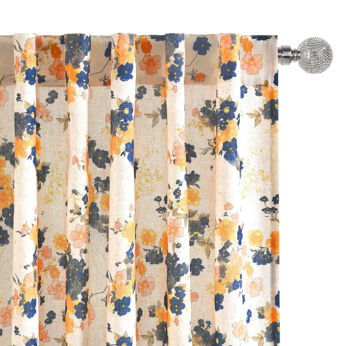 DWCN White Faux Linen Sheer Curtains, 2 Panels, 52x84 Inch | Faux Linen Textured Curtains with Rod Pocket & Back Tab, Semi Voile Light Airy Gauzy Privacy Drapes for Living Room Bedroom