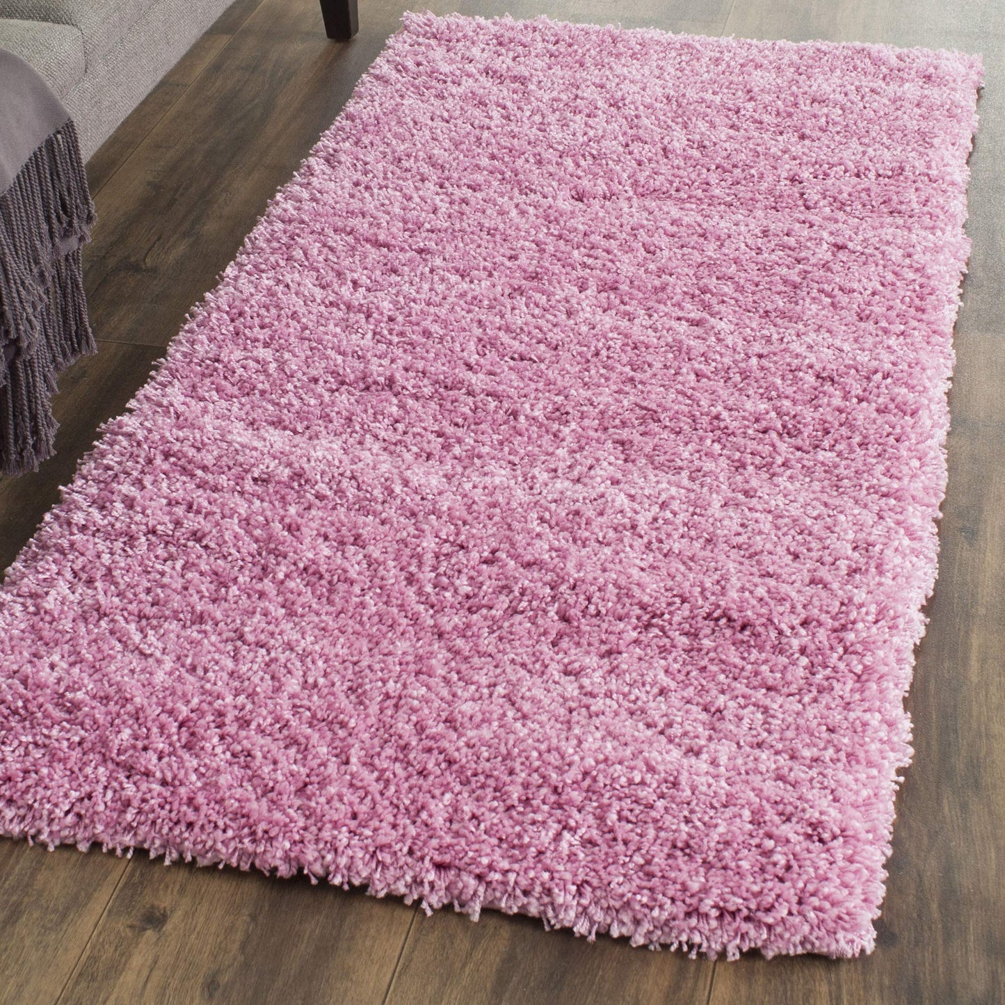 SAFAVIEH California Shag Collection Area Rug - 8' x 10', Ivory, Non-Shedding & Easy to Clean, Ultra Plush Thick Pile, Ideal for Living Room, Bedroom, Dining Space (SG151-1212)