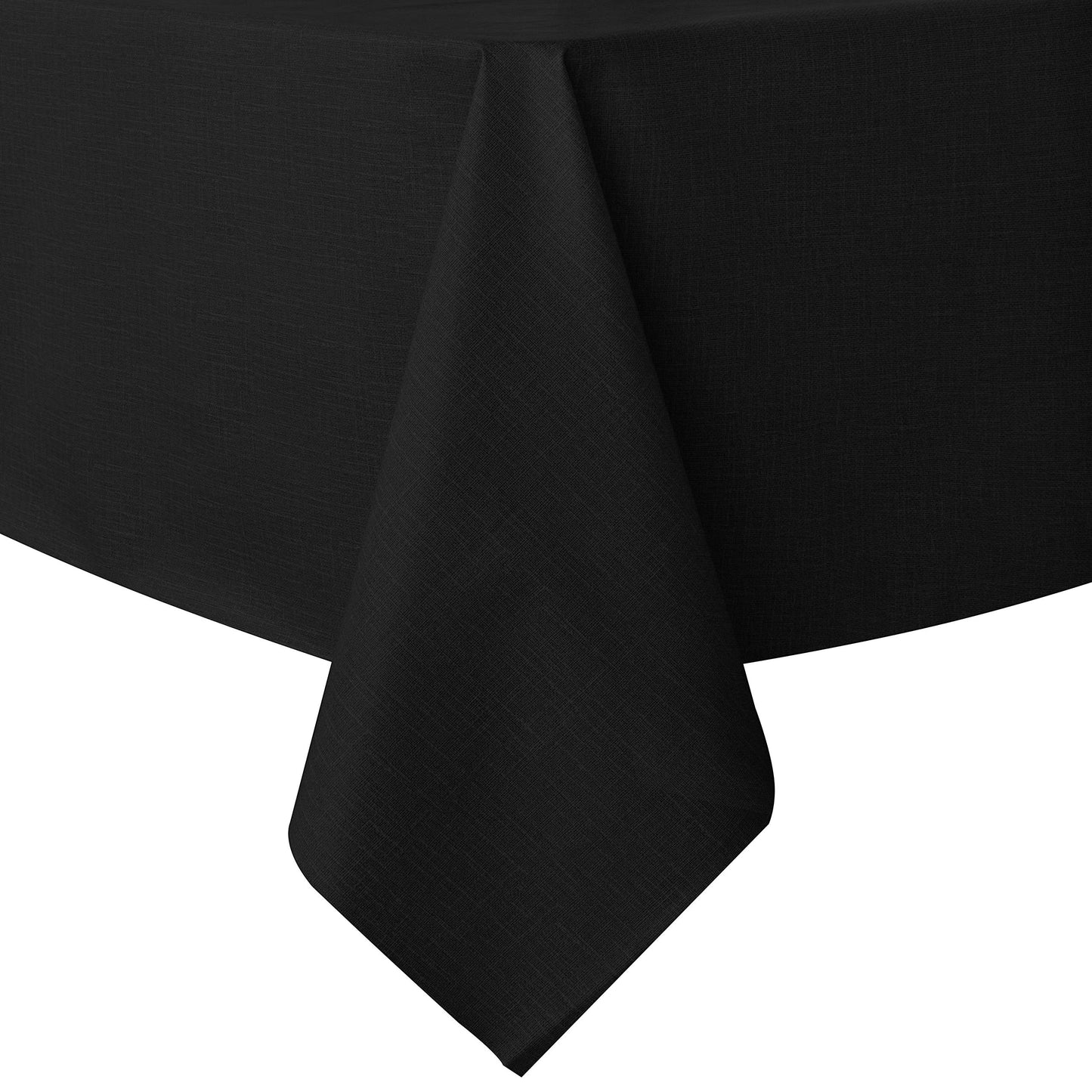 sancua Clear Plastic Table Cover Protector Waterproof Tablecloth 60x84 Inch | Vinyl PVC Rectangle Table Cloth, Oil Spill Proof Wipe Clean, For Dining Tables, Parties & Camping, Crystal Clear