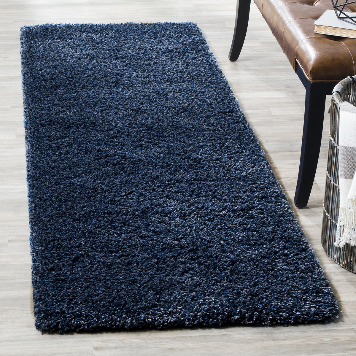 SAFAVIEH California Shag Collection Area Rug - 8' x 10', Ivory, Non-Shedding & Easy to Clean, Ultra Plush Thick Pile, Ideal for Living Room, Bedroom, Dining Space (SG151-1212)