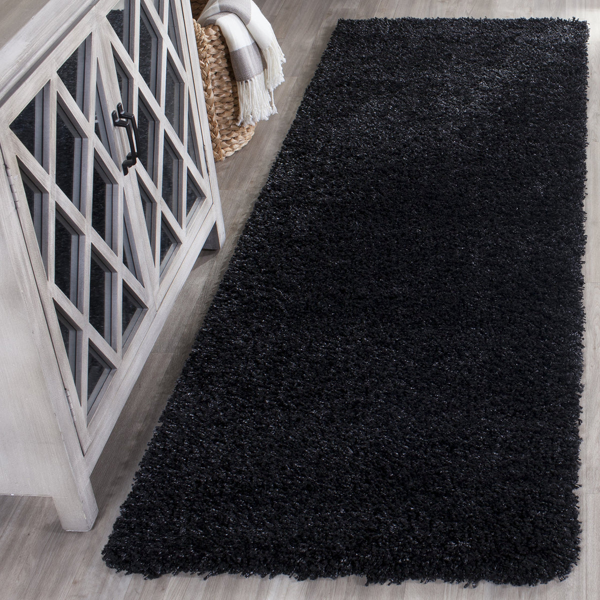 SAFAVIEH California Shag Collection Area Rug - 8' x 10', Ivory, Non-Shedding & Easy to Clean, Ultra Plush Thick Pile, Ideal for Living Room, Bedroom, Dining Space (SG151-1212)