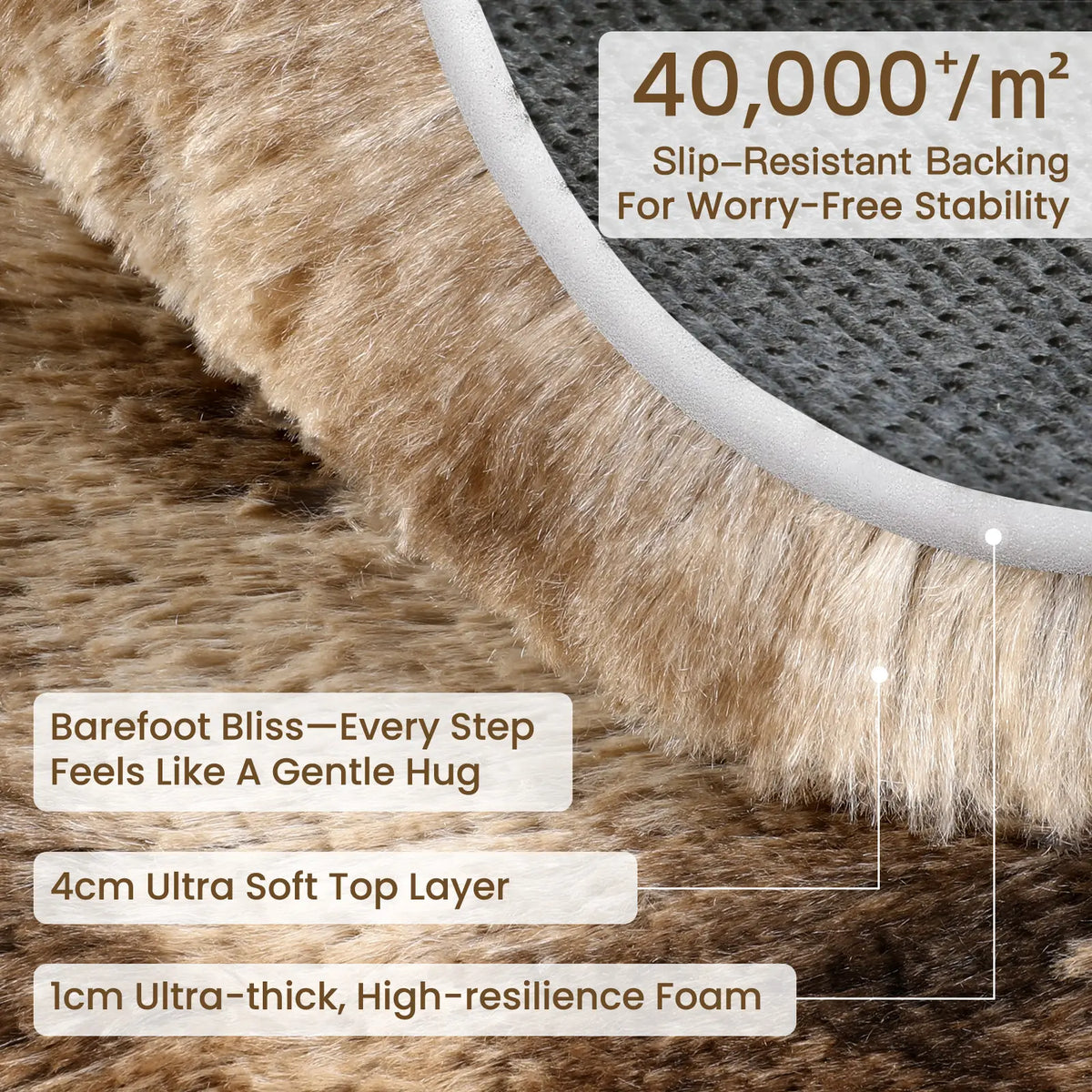 FAMVAL Super Soft Fluffy Area Rug, Modern Plush Non-Slip Rectangular Rug for Bedroom Living Room Nursery, Thick Cozy Carpet for Kids and Pets summerwins,back to school,dorm essentials,home decor,home essentials